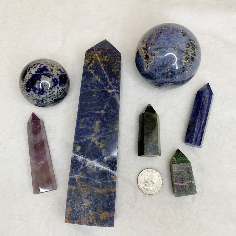Bundle of Blue Crystals